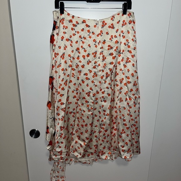 Self-Portrait Floral Asymmetrical Midi Skirt - Picture 8 of 9